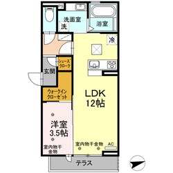 ボヌール江場の物件間取画像